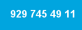929 745 49 11 929 745 49 11